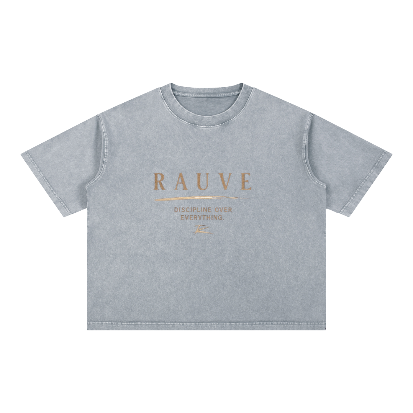 Mineral Wash Boxy Cotton T-Shirt
