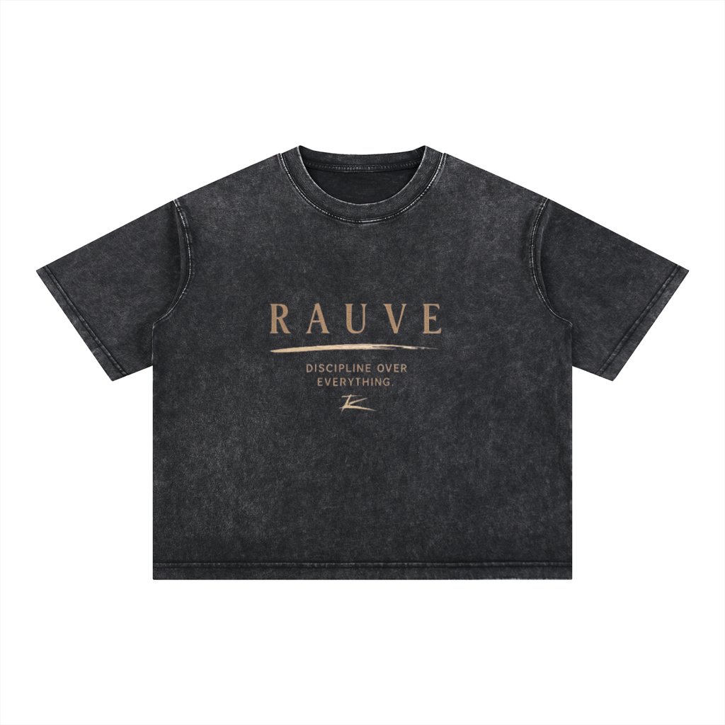 Mineral Wash Boxy Cotton T-Shirt
